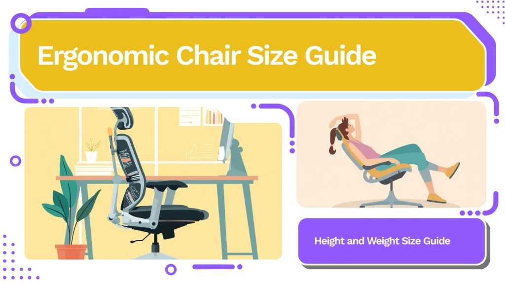 Your Ergonomic Chair Size Guide for Every Height and Weight