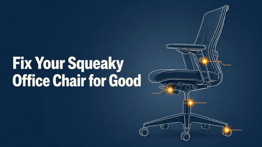 How to Fix a Squeaky Office Chair by Sound and Location