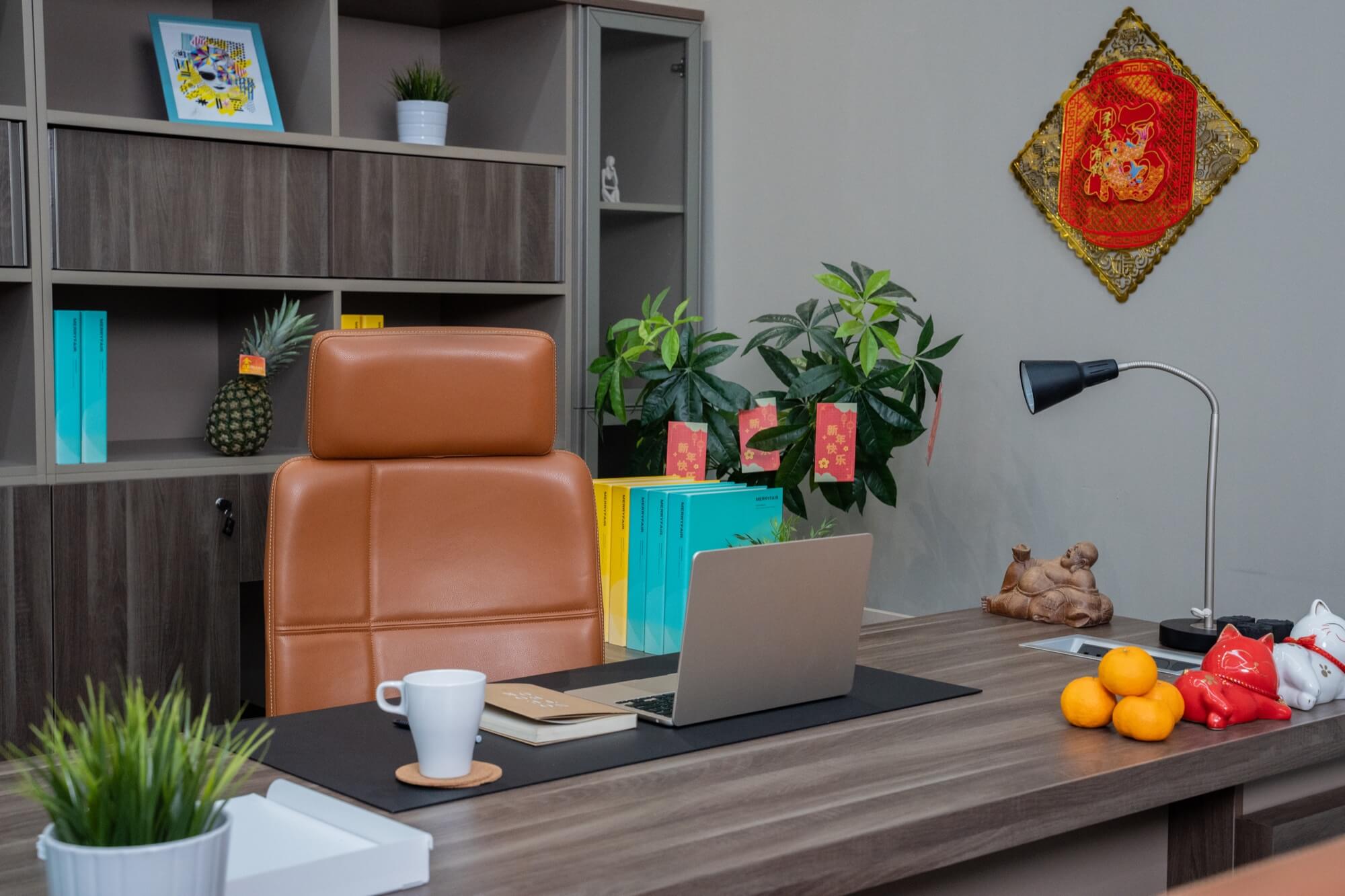 Sonoma ergonomic executive chair blends perfectly with office CNY aesthetics.