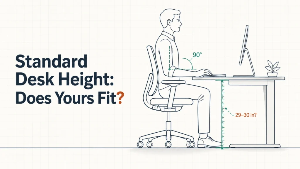 Standard Desk Height: Is 29 Inches Right for Your Body?